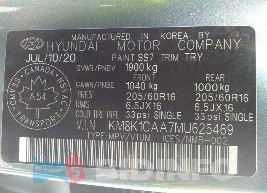 KM8K1CAA7MU625469 Photo# 9