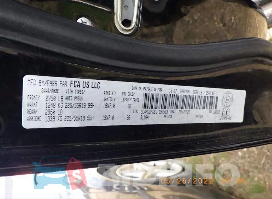 3C4PDDFG6JT197503 Photo# 8