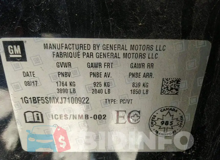1G1BF5SMXJ7100922 Photo# 9