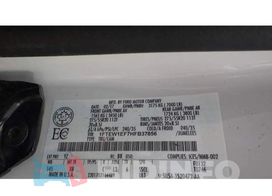 1FTEW1EF7HFB37856 Photo# 6