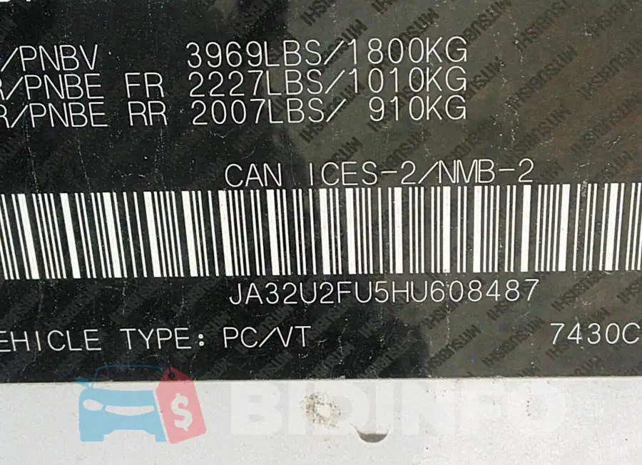 JA32U2FU5HU608487 Photo# 9