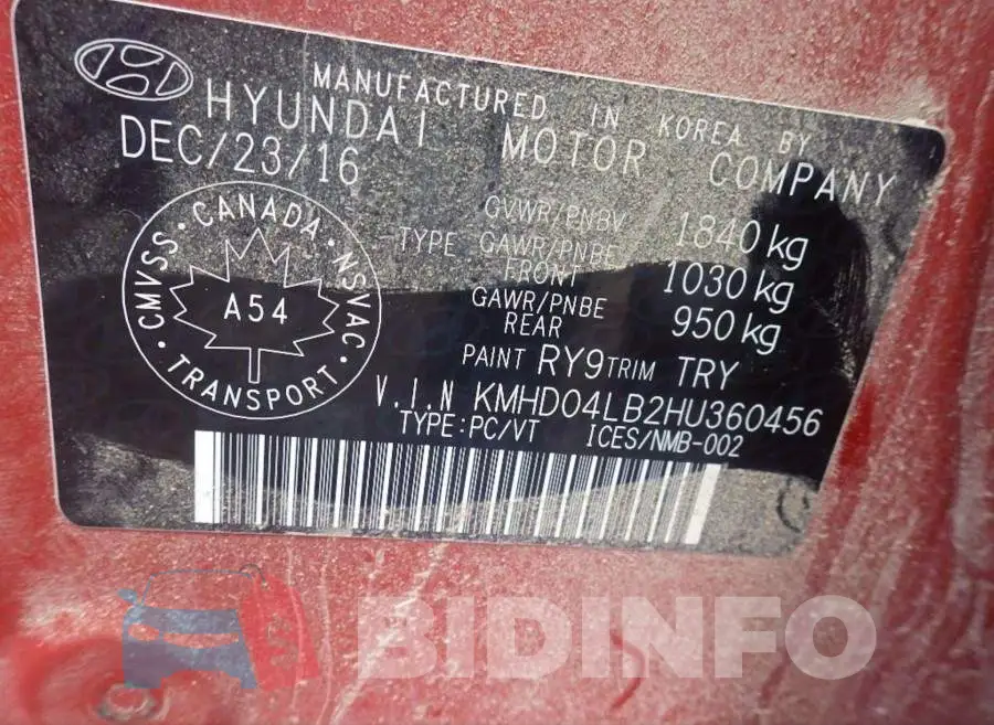 KMHD04LB2HU360456 Photo# 7