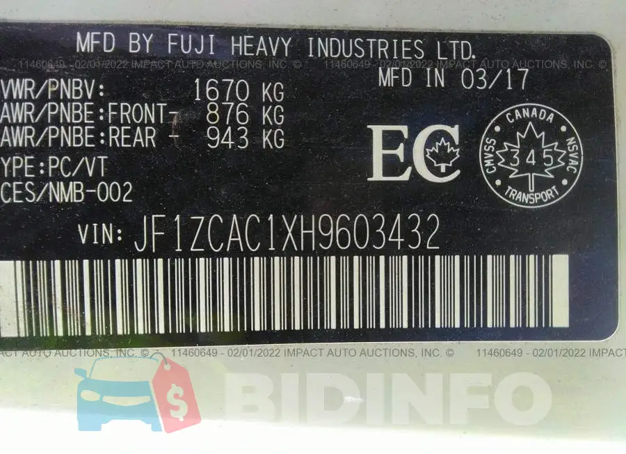 JF1ZCAC1XH9603432 Photo# 9