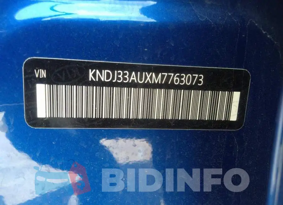 KNDJ33AUXM7763073 Photo# 9