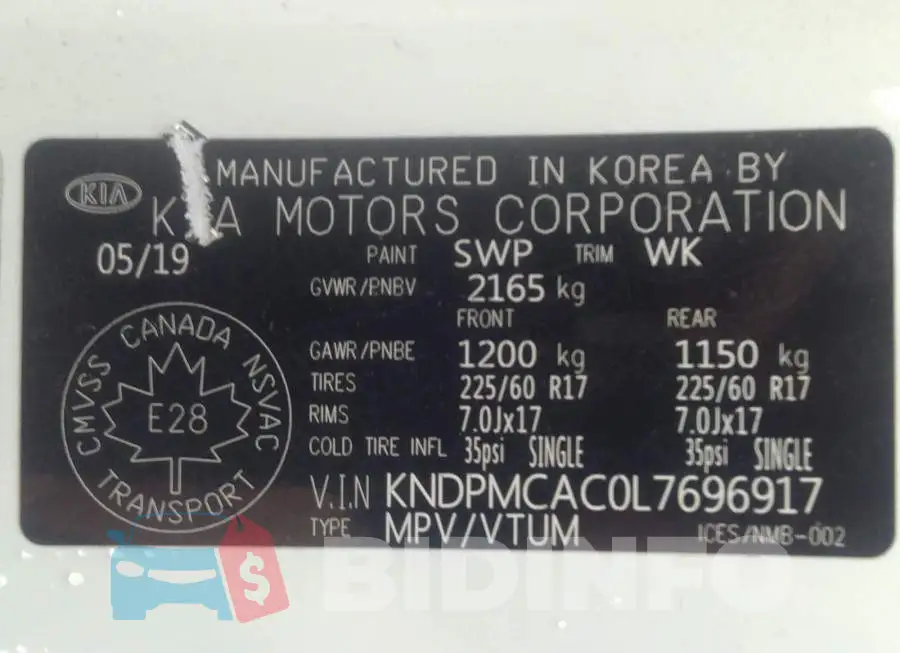 KNDPMCAC0L7696917 Photo# 9