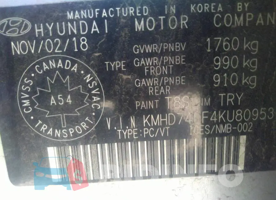 KMHD74LF4KU809531 Photo# 9