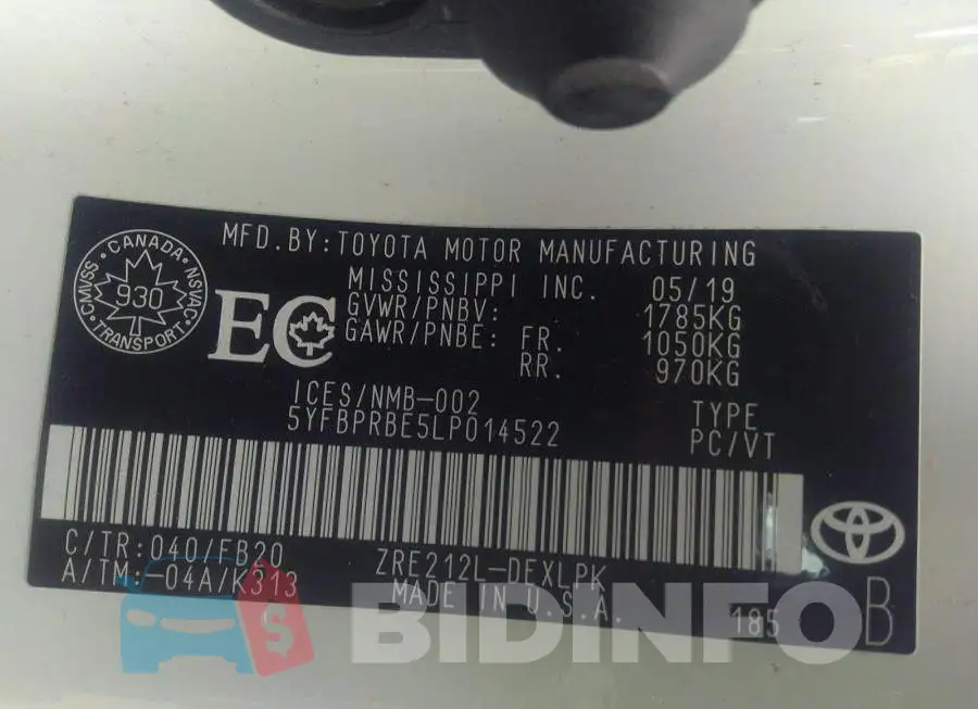 5YFBPRBE5LP014522 Photo# 9