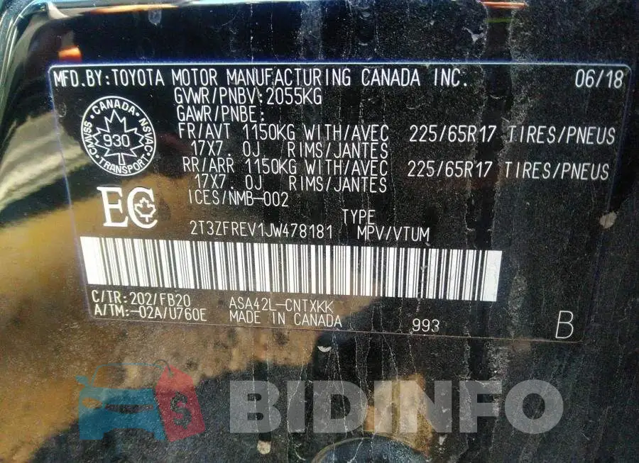 2T3ZFREV1JW478181 Photo# 9