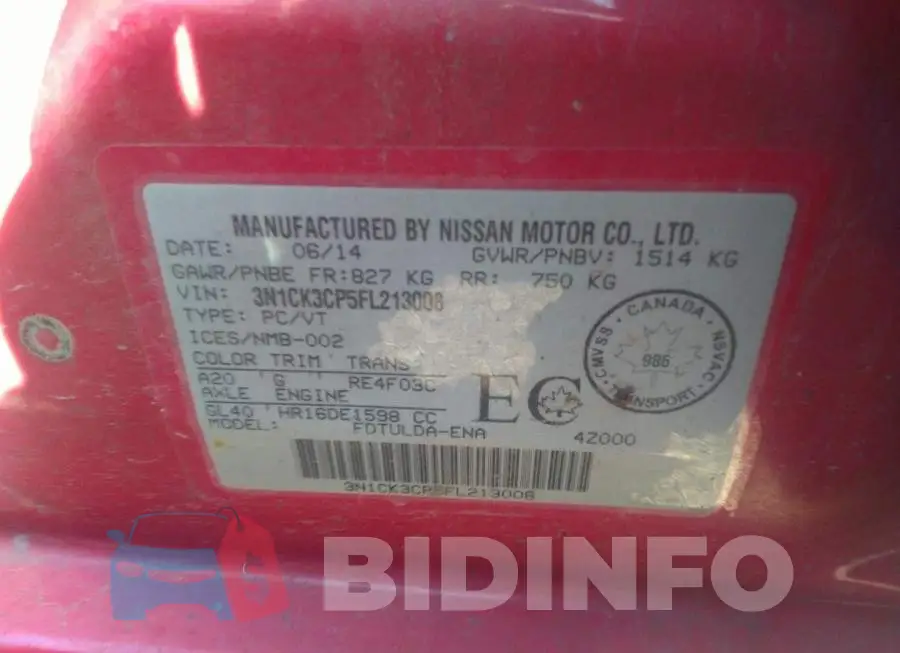 3N1CK3CP5FL213008 Photo# 9
