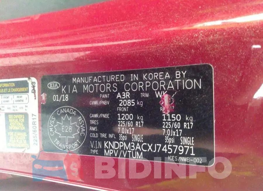 KNDPM3ACXJ7457971 Photo# 9