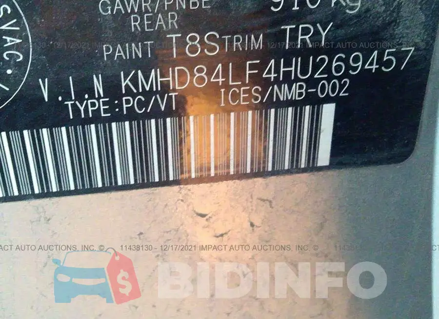 KMHD84LF4HU269457 Photo# 9
