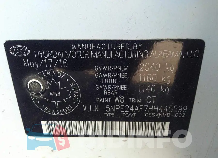 5NPE24AF7HH445599 Photo# 9 5NPE24AF7HH445599 Photo# 9