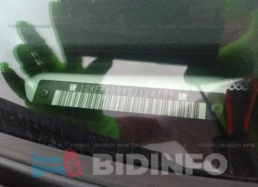 1GKFK63848J114179 Photo# 9