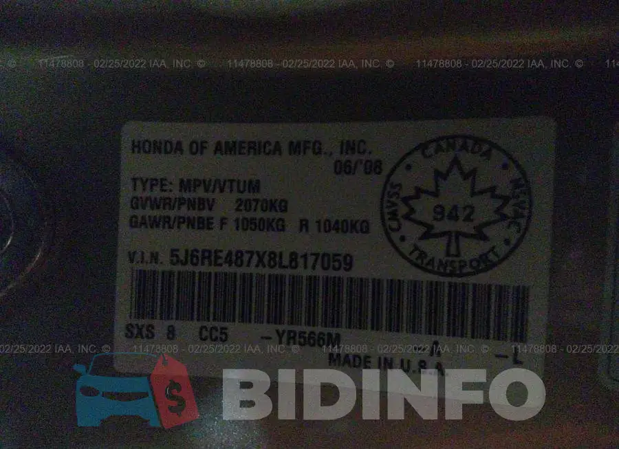 5J6RE487X8L817059 Photo# 9