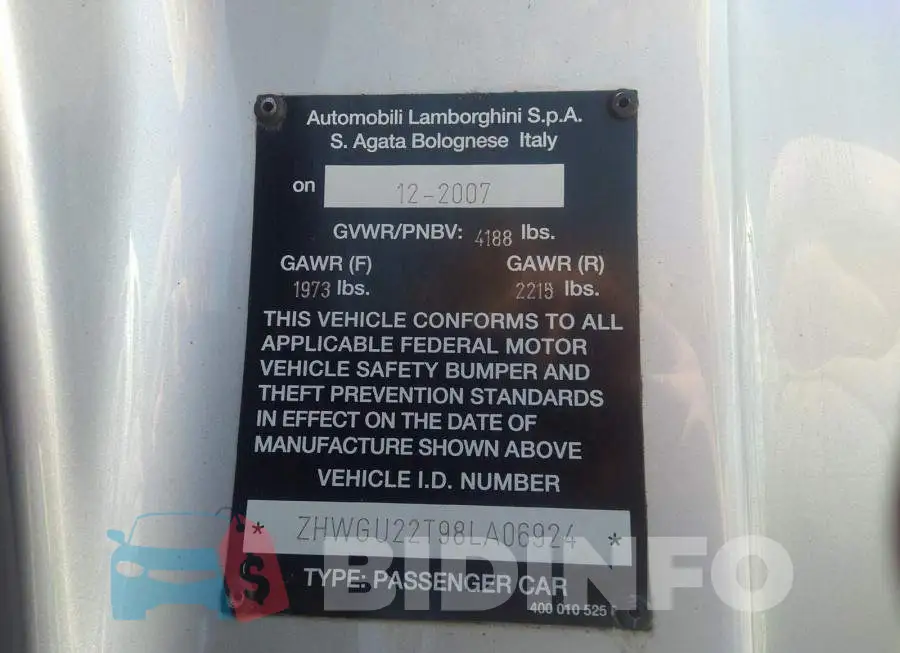 ZHWGU22T98LA06924 Photo# 9
