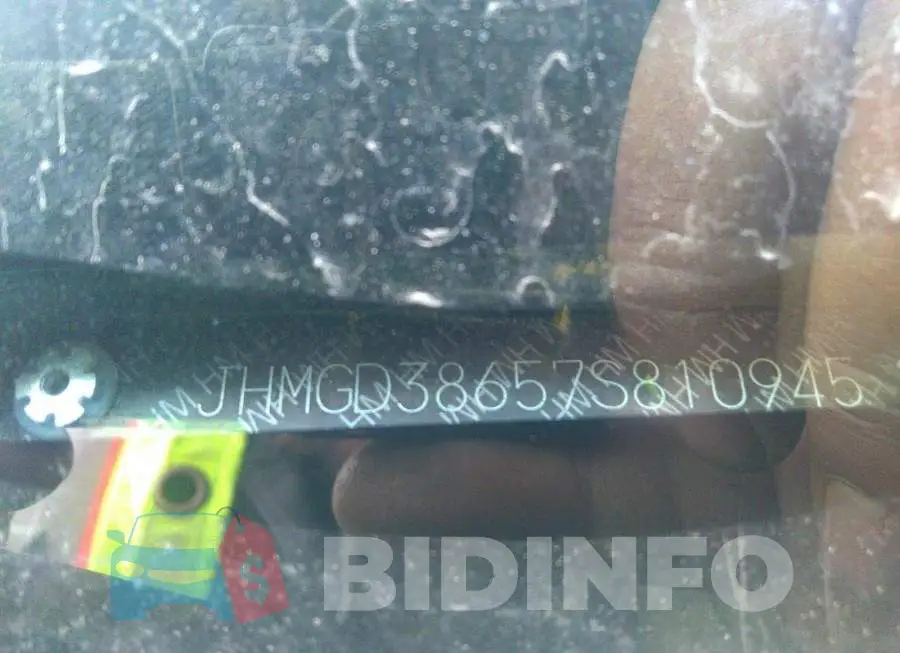 JHMGD38657S810945 Photo# 9