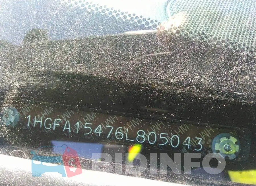 1HGFA15476L805043 Photo# 9