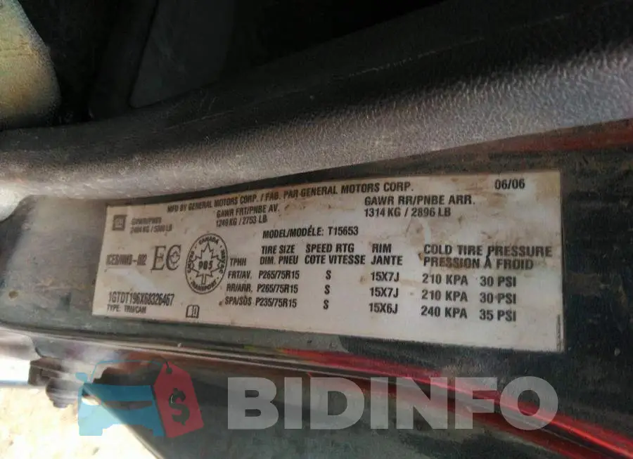 1GTDT196X68326467 Photo# 9