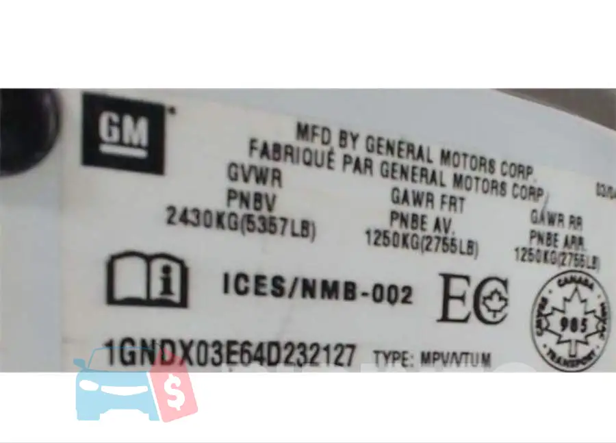 1GNDX03E64D232127 Photo# 10