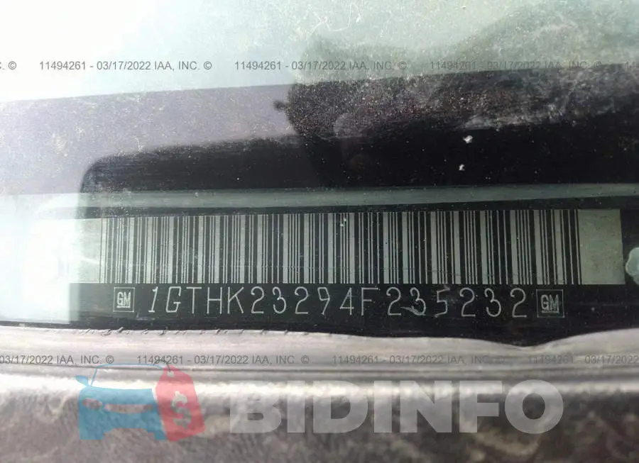 1GTHK23294F235232 Photo# 9