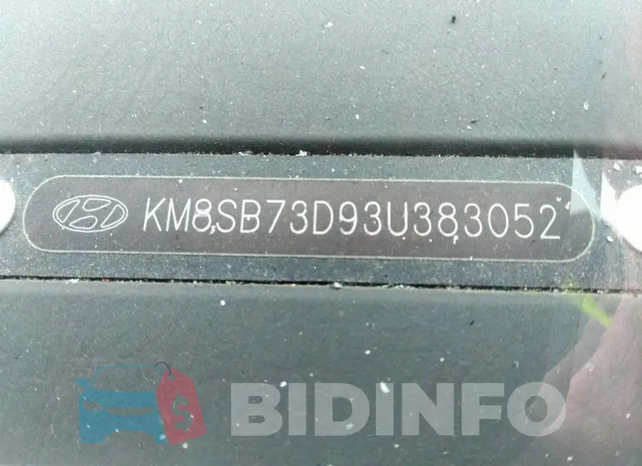 KM8SB73D93U383052 Photo# 9
