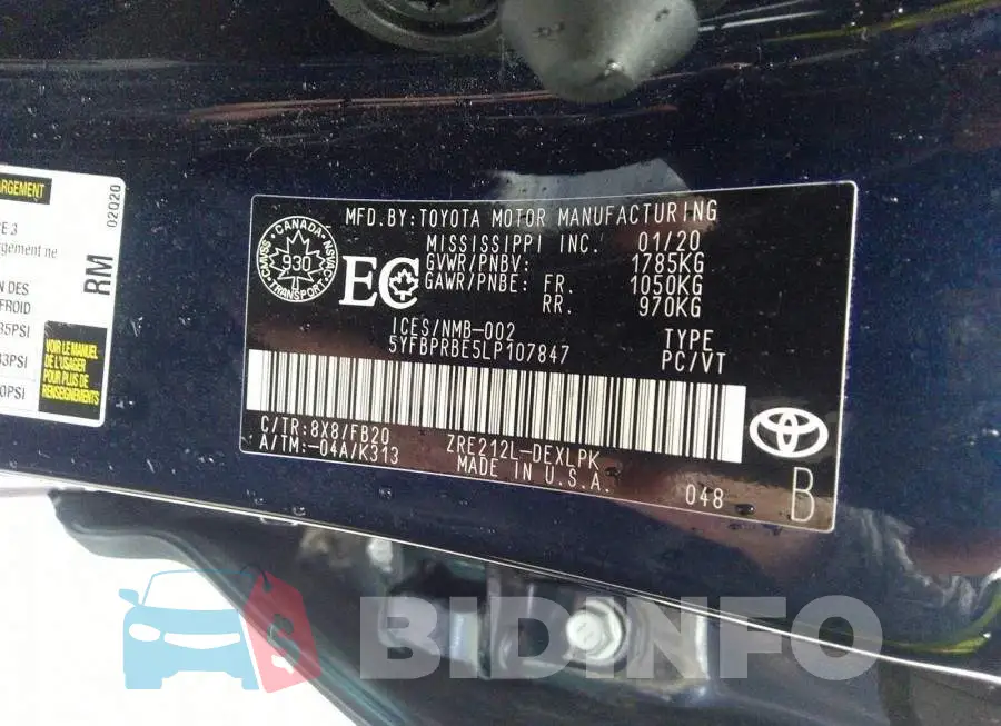 5YFBPRBE5LP107847 Photo# 9