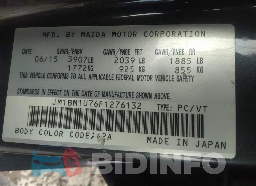 JM1BM1U76F1276132 Photo# 9