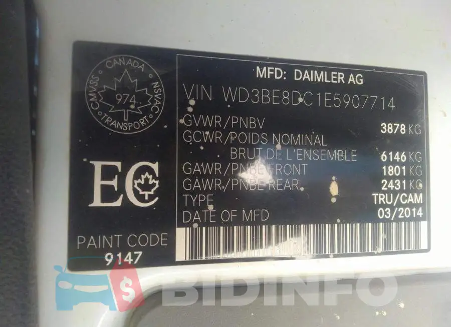 WD3BE8DC1E5907714 Photo# 9
