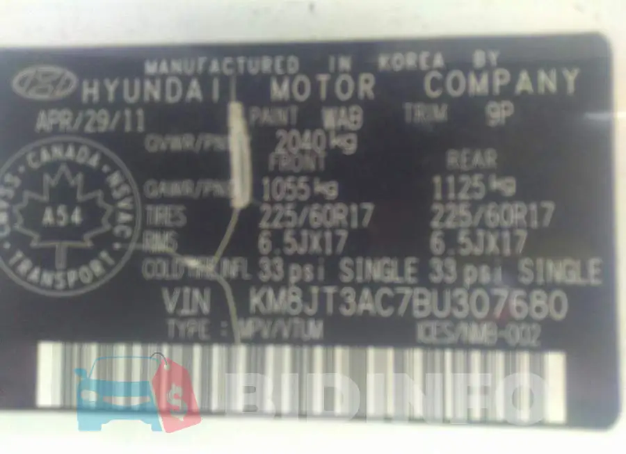 KM8JT3AC7BU307680 Photo# 9