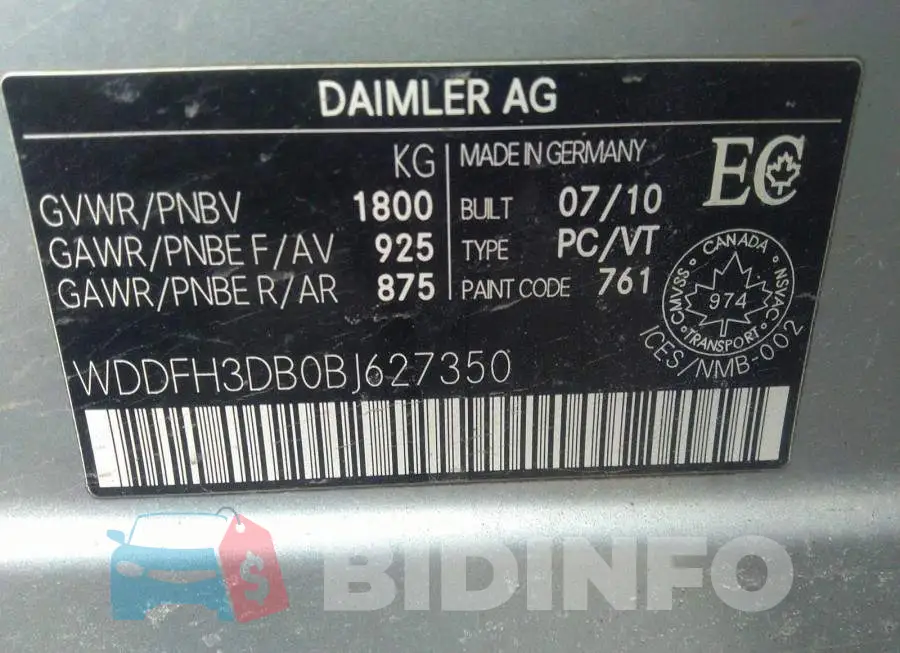 WDDFH3DB0BJ627350 Photo# 9