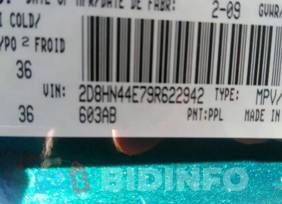 2D8HN44E79R622942 Photo# 9