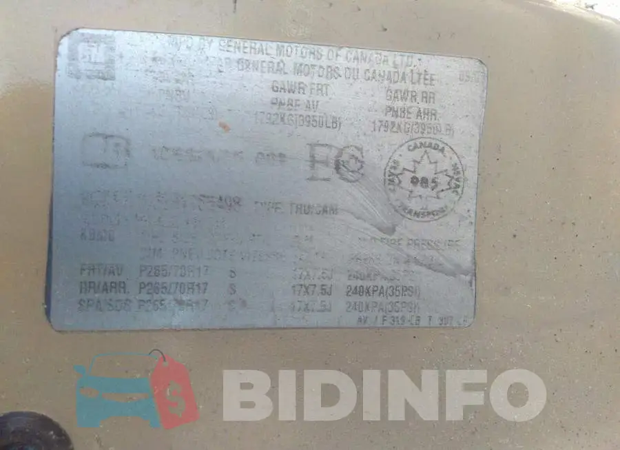 2GCEK19J281165498 Photo# 9