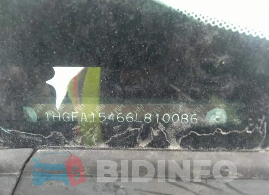 1HGFA15466L810086 Photo# 9