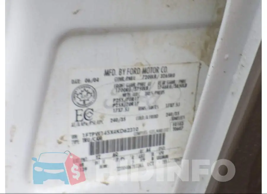 1FTPW145X4KD62310 Photo# 9