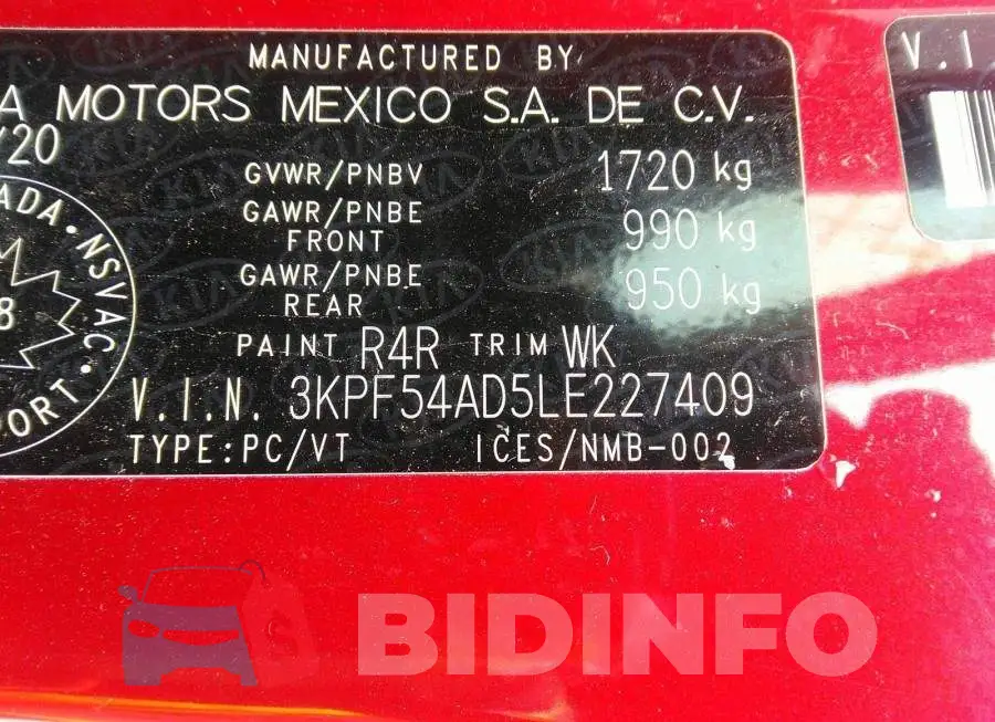 3KPF54AD5LE227409 Photo# 9