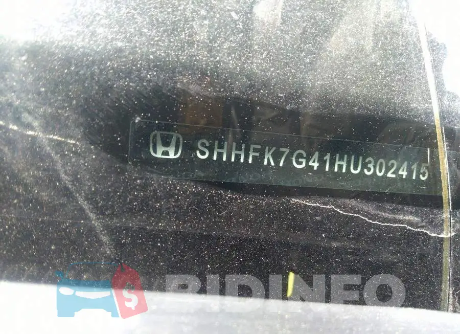 SHHFK7G41HU302415 Photo# 9