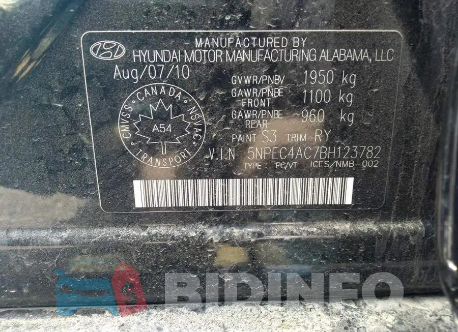 5NPEC4AC7BH123782 Photo# 9