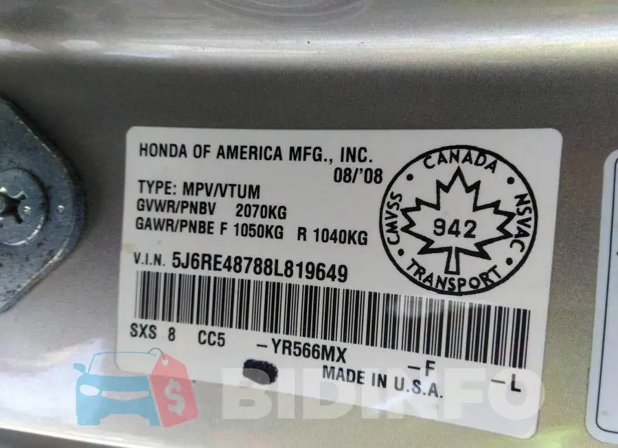 5J6RE48788L819649 Photo# 9