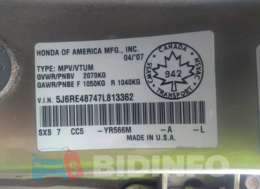 5J6RE48747L813362 Photo# 9
