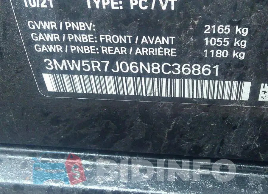 3MW5R7J06N8C36861 Photo# 9