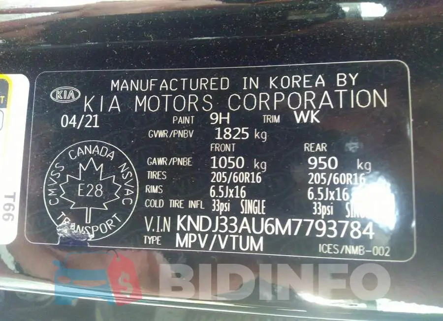KNDJ33AU6M7793784 Photo# 9