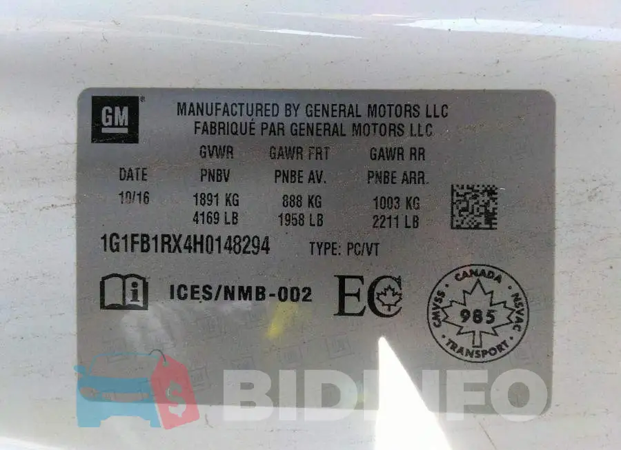 1G1FB1RX4H0148294 Photo# 9