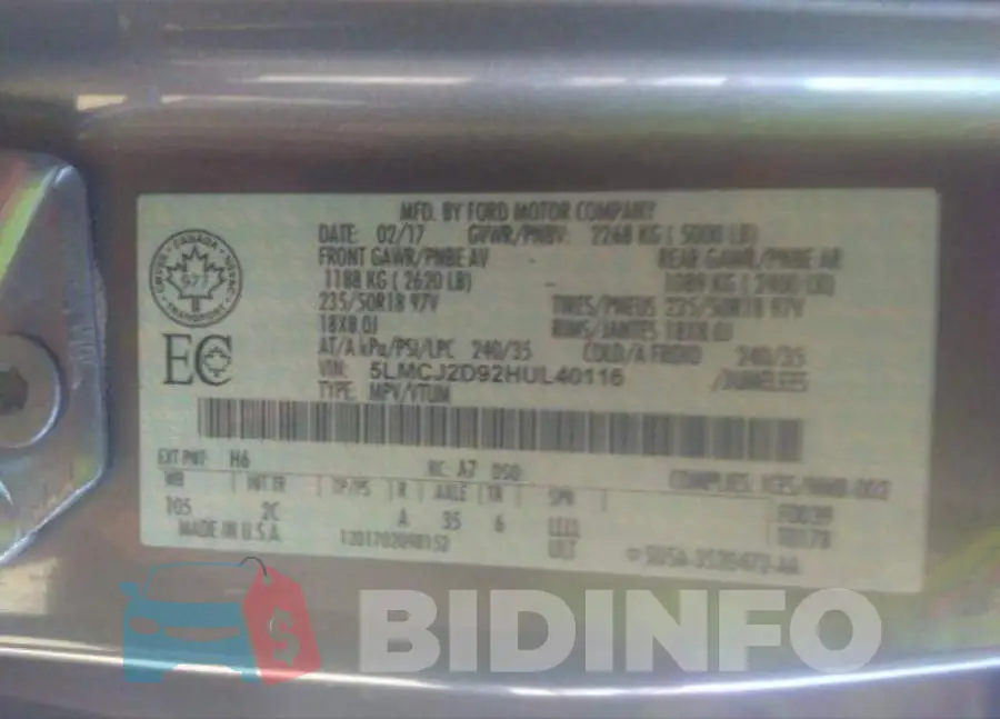 5LMCJ2D92HUL40116 Photo# 10