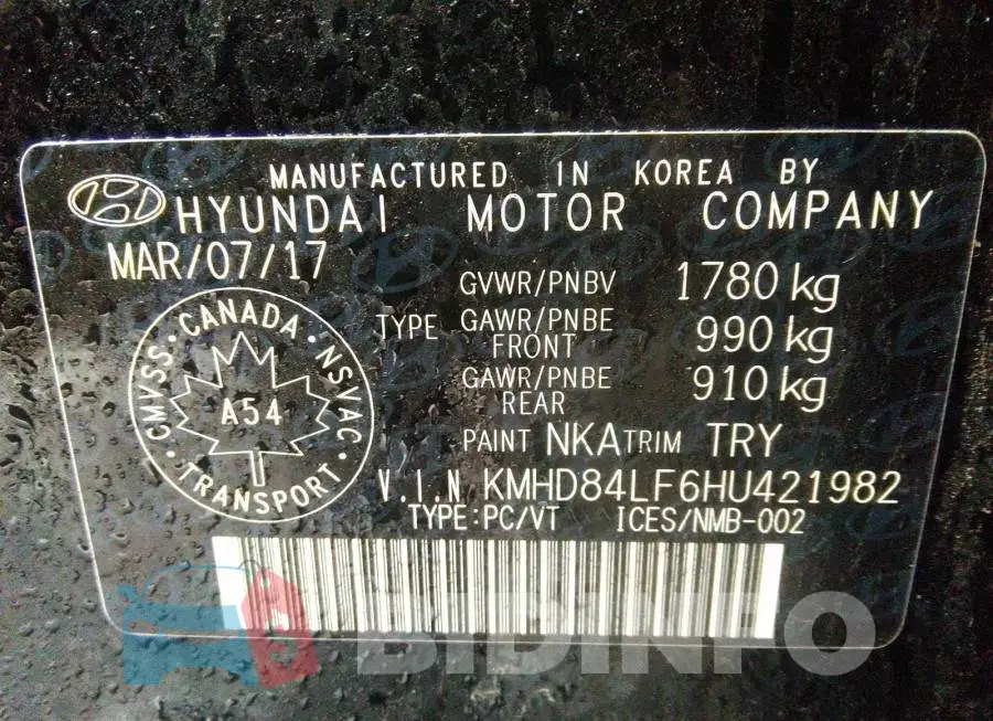 KMHD84LF6HU421982 Photo# 9