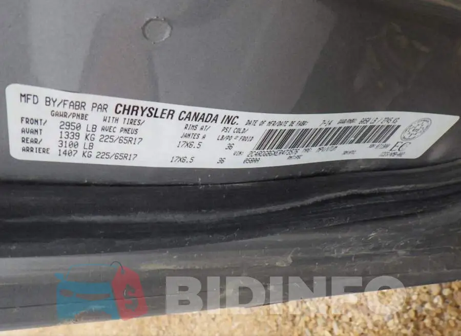 2C4RDGBGXER473576 Photo# 8