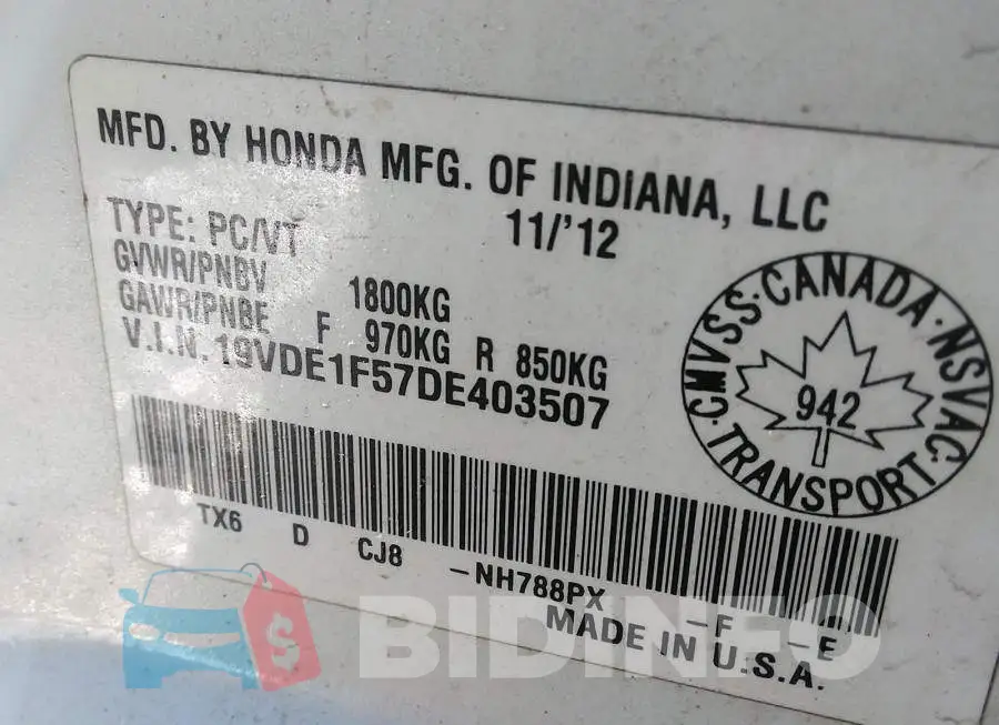 19VDE1F57DE403507 Photo# 9