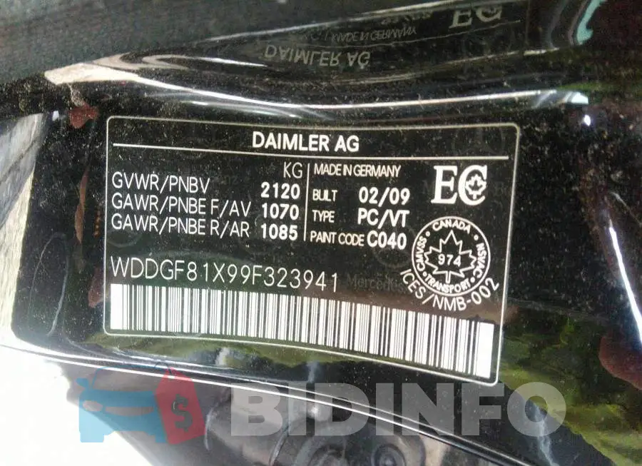 WDDGF81X99F323941 Photo# 9