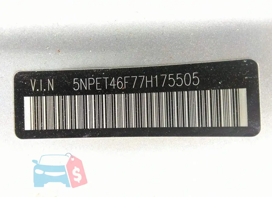 5NPET46F77H175505 Photo# 9