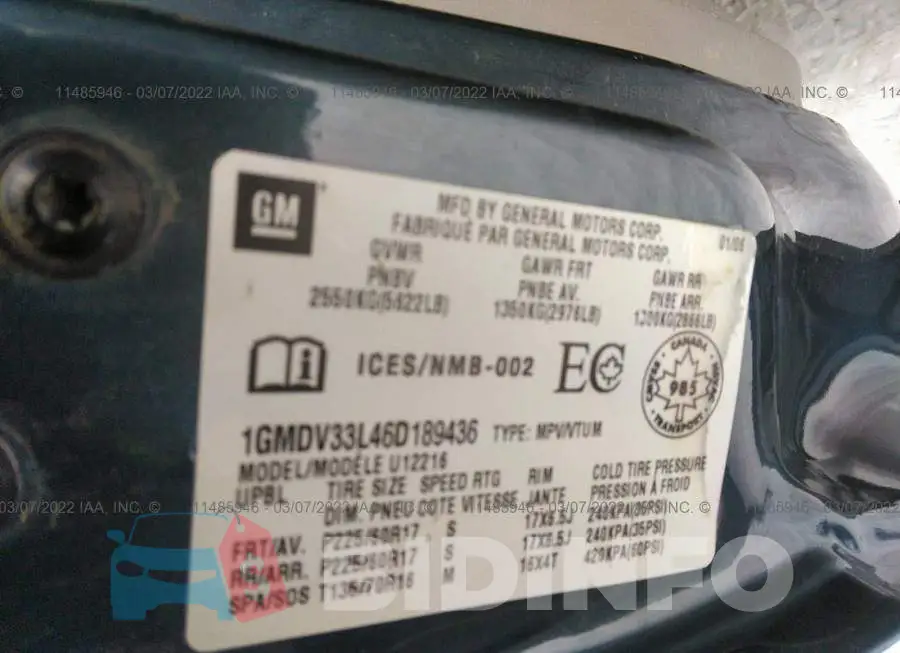 1GMDV33L46D189436 Photo# 9