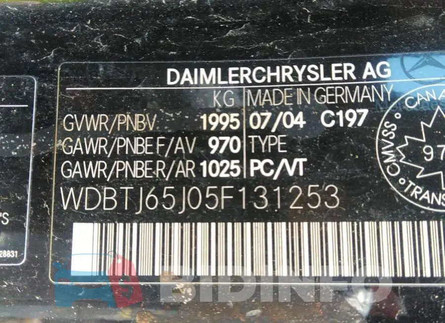 WDBTJ65J05F131253 Photo# 9